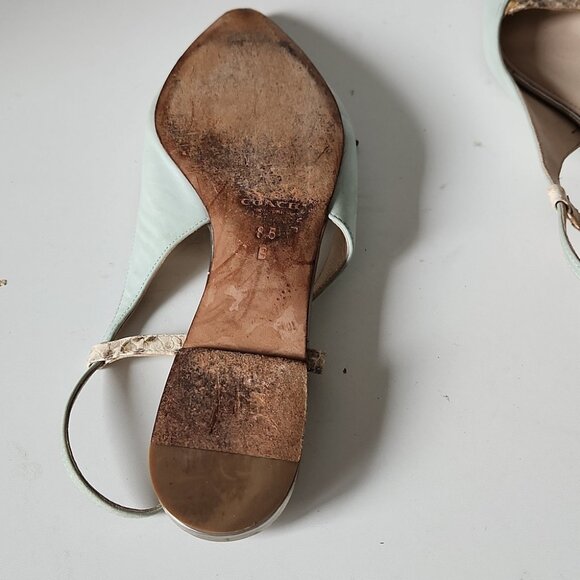 COACH | Wooster Slingback Flats in Mint Green Size 8.5B - Picture 5 of 7